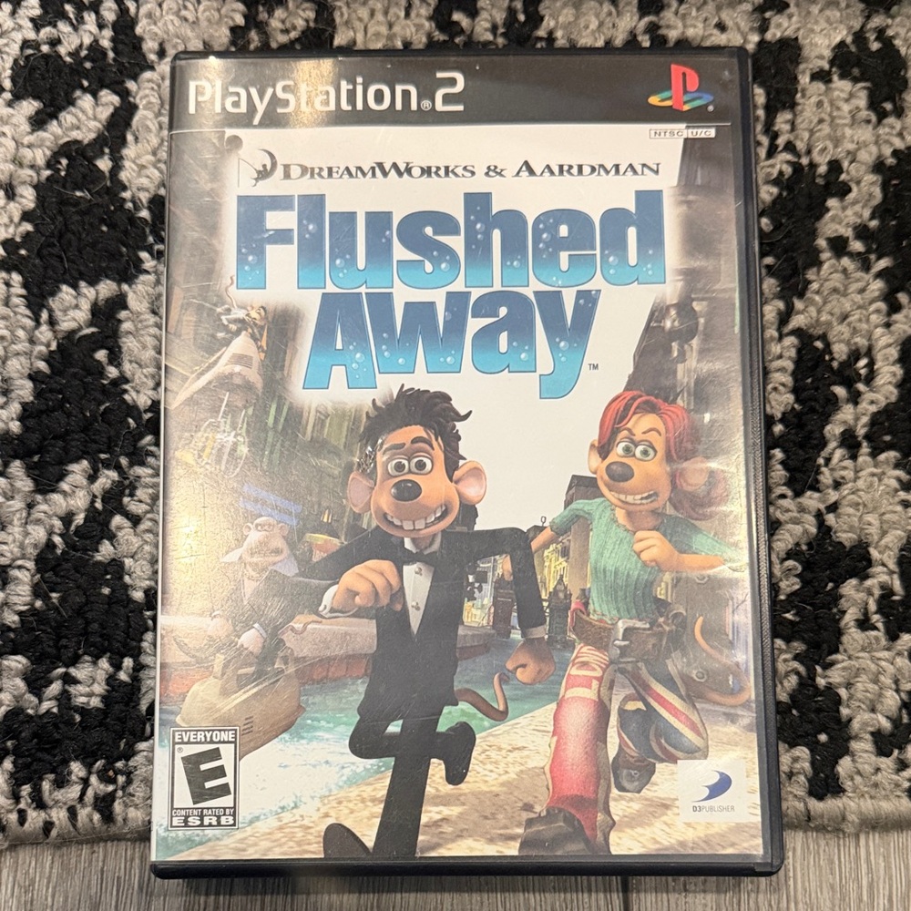 PlayStation 2 Flushed Away Video Game - Blue Cover